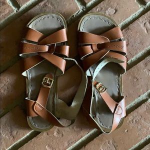 Saltwater Sandals Original Tan Leather 5/7
